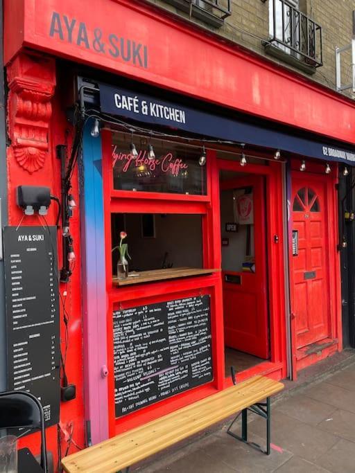 런던 Cool Dalston Studio With Balcony And Gym 아파트 외부 사진