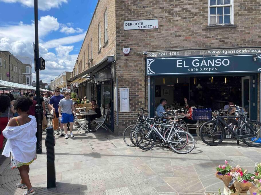 런던 Cool Dalston Studio With Balcony And Gym 아파트 외부 사진