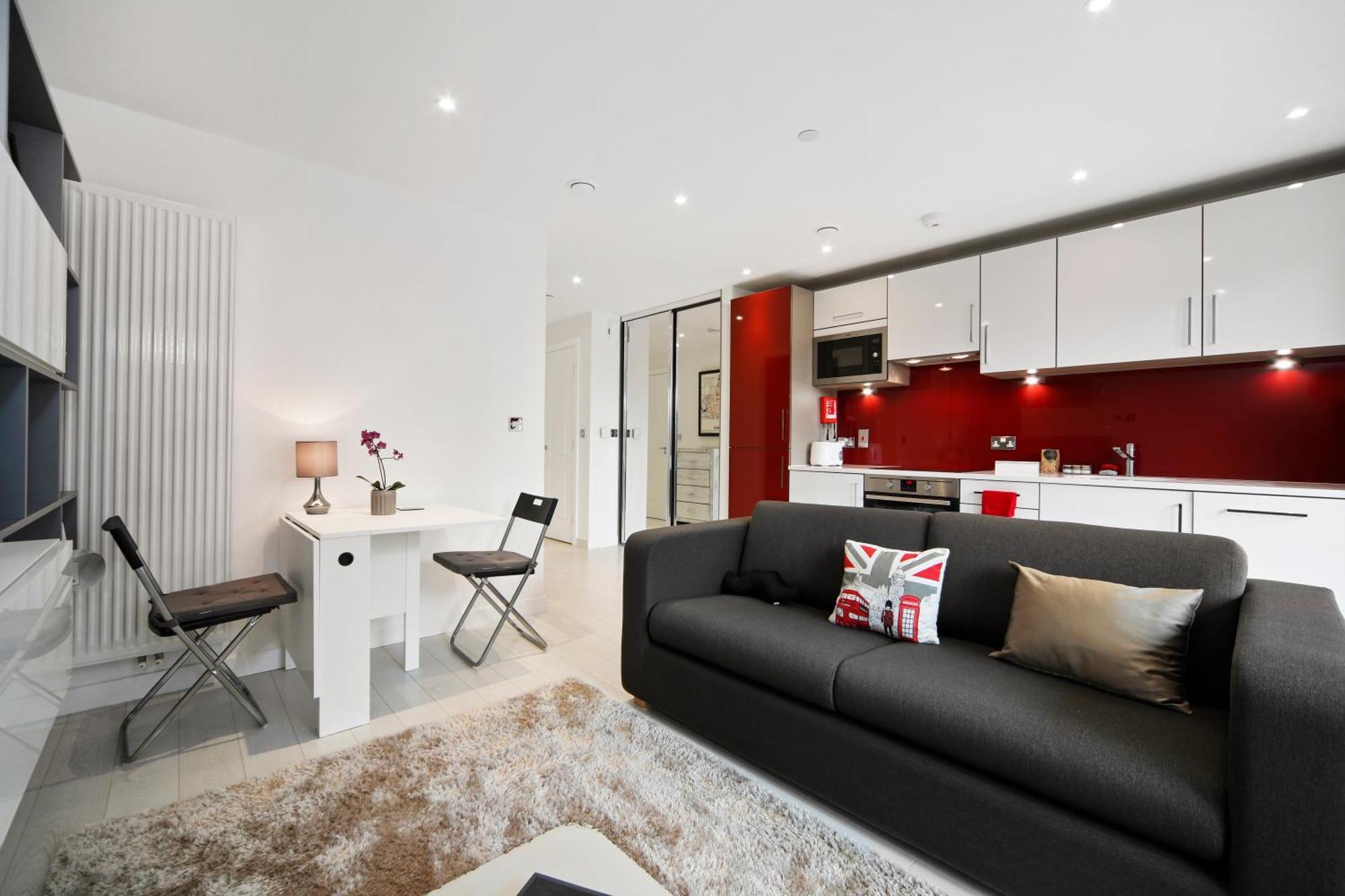 런던 Cool Dalston Studio With Balcony And Gym 아파트 외부 사진